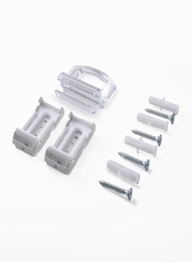 Sunoff Roller Window Shades Hardware Accessories Replacement Installation Bracket Handle Screws Easy to Install Roller Blinds Repair Kit